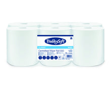 Putztuchrolle Midi Bulkysoft Classic Weiss, 1-lagig 300m, 22x35cm