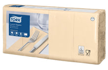 Servietten 2-lagig Tork Advanced sand 33x33cm, 1/8 Falz