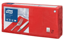 Servietten 2-lagig Tork Advanced rot 33x33cm, 1/8 Falz