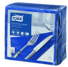 Servietten 3-lagig Tork Advanced dunkelblau 39x39cm, 1/4 Falz