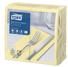 Servietten 3-lagig Tork Advanced champagner 39x39cm, 1/8 Falz