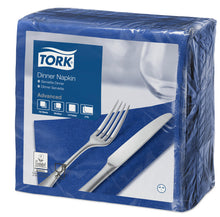 Servietten 2-lagig Tork Advanced dunkelblau 39x39cm, 1/4 Falz