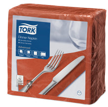 Servietten 2-lagig Tork Advanced terracotta 39x39cm, 1/4 Falz