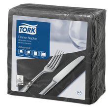 Servietten 2-lagig Tork Advanced schwarz 39x39cm, 1/4 Falz
