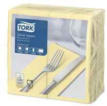 Servietten 2-lagig Tork Advanced champagner 39x39cm, 1/8 Falz
