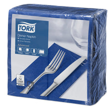 Servietten 2-lagig Tork Advanced dunkelblau 39x39cm, 1/8 Falz