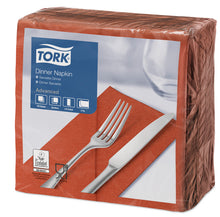 Servietten 2-lagig Tork Advanced terracotta 39x39cm, 1/8 Falz