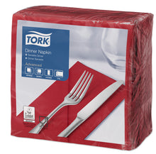 Servietten 2-lagig Tork Advanced bordeaux 39x39cm, 1/8 Falz