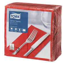 Servietten 2-lagig Tork Advanced rot 39x39cm, 1/8 Falz