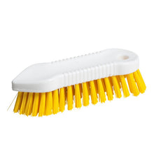 Hygiene-Waschbürste hart, spitzrund gelb 18cm