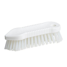 Hygiene-Waschbürste hart, spitzrund weiss 18cm
