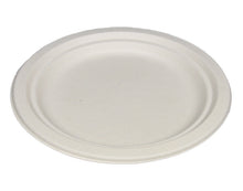 Teller aus Bagasse weiss Ø180x16mm