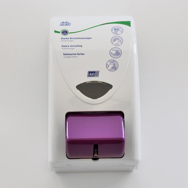 Spender INT 2L Hautreinigung stark weiss/violett 290x163x145mm