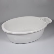 Handwaschbecken mit Seifenablage weiss  oval 7 L  Ø 45 cm