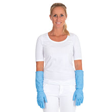 Handschuhe Nitril Extra Safe Long blau 40cm, Gr. L