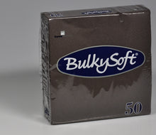 Servietten Bulkysoft 2-lagig, 1/4 Falz braun 33x33cm