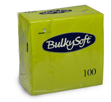 Servietten Bulkysoft 3-lagig, 1/4 Falz kiwi 40x40cm