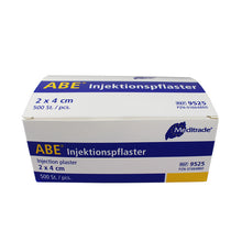 Injektionspflaster mit Wundkissen hautfarbenes Vlies 2 x 4 cm
