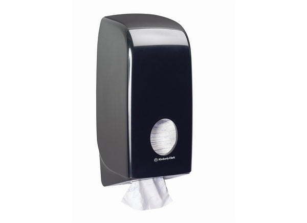 Aquarius Spender für Einzelblatt Toilet Tissue, schwarz, aus schl