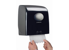 Roll.handtuchspender Aquarius Slimroll, schwarz, aus schlagf.Kuns