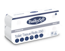 WC-Papier Premium Bulkysoft weiss, 2-lagig 9,5x12cm, 250 Blatt