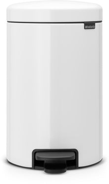 Treteimer mit Kunst stoff-Inneneimer weiss 12 Liter