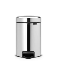 Treteimer mit Kunst stoff-Inneneimer chrom 3 Liter
