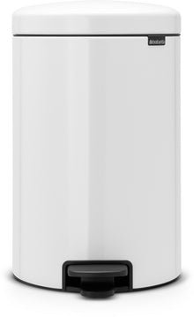 Treteimer mit Kunst stoff-Inneneimer weiss 20 Liter