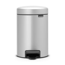 Treteimer mit Kunst stoff-Inneneimer metallic grey 3 Liter