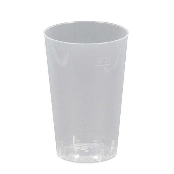 Becher 3dl PP, weich, unzerbr., geeicht, transp., Ø79x119mm
