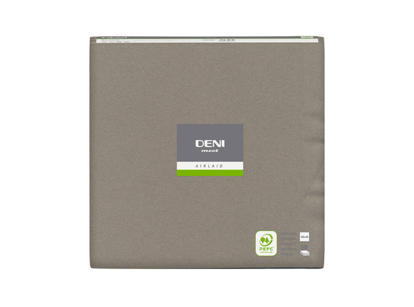 Servietten Airlaid Deni meet, creta 40x40 cm, 1/4 Falz