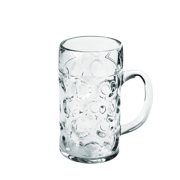 Mehrweg Bierkrug SAN, 5.2 dl transparent geeicht 4 dl
