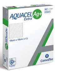 Aquacel Ag+ Extra antimikrobielle Wundauflage 10 x 10 cm