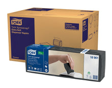 Spenderservietten Tork Xpressnap N4 Schwarz, Extrasoft 21,3x16,5c