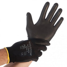 Feinstrickhandschuh BLACK ACE schwarz Grösse M