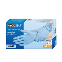 Handschuhe Nitril SAFE PREMIUM blau M