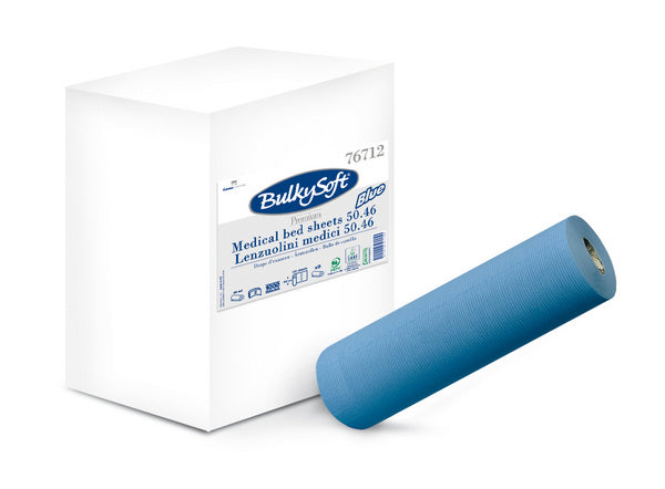 Ärzterolle 2-lagig Bulkysoft Premium blau, perforiert 38x50cm, 46