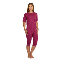 Pflegeoverall lang Baumwolle/Polyester unisex, erika Grösse L