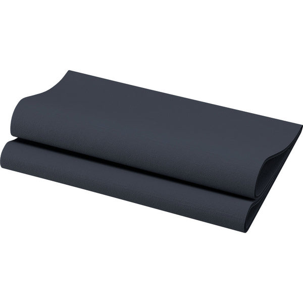 BioDunisoft Servietten, 1/4 Falz schwarz 40 x 40 cm