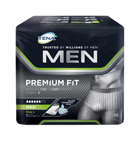 TENA Men Premium Fit Protective Underwear Level 4 large 4x10Stk.