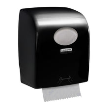 Roll.handtuchspender Aquarius, schwarz, für Hülseneinsatz L37,4xB