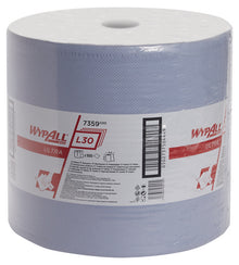 Wischtuch Wypall L30 3-lagig, Grossrolle, blau, 1000 cps., 35x38c