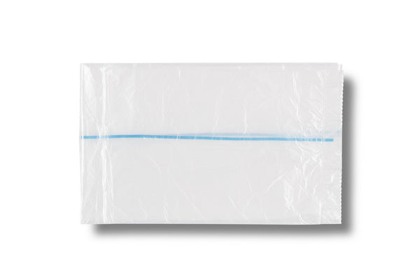 Einlagebeutel 55lt HD-PE Verschlussband transparent,0.0055mm 200/