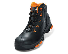 Sicherheitsstiefel uvex 2 S3 schwarz/orange Gr. 43, Weite 11