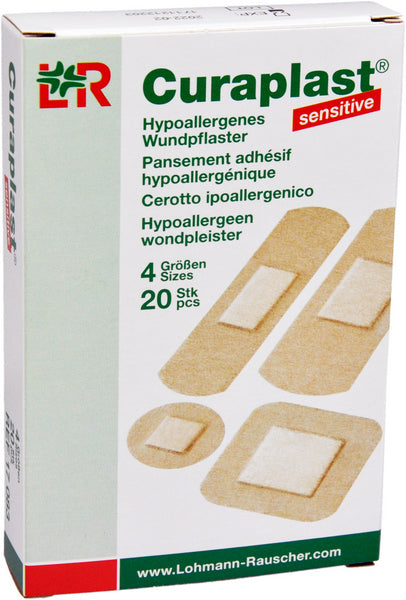Curaplast Sensitive Strips 20 Strips in Faltschachtel (ass.)