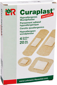 Curaplast Sensitive Strips 20 Strips in Faltschachtel (ass.)