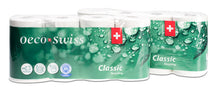 WC-Papier Oeco Swiss 100 % Recyling weiss, 3-lagig 9,5x11,5cm, 25