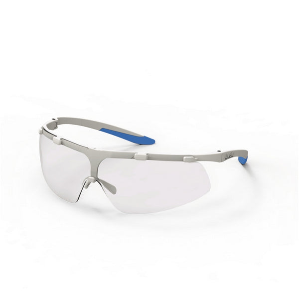 Schutzbrille uvex super fit CR weiss/hellblau EN166, EN170