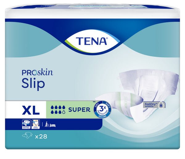 TENA Slip Super ConfioAir ProSkin Windelhosen, XL 3x28Stk., grün