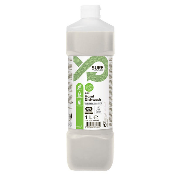 SURE Hand Dishwash Handgeschirrspül- mittel 1 Liter